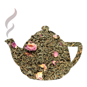Thé noir au litchi et pétales de rose