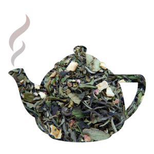 Thé blanc gingembre, citron, framboise